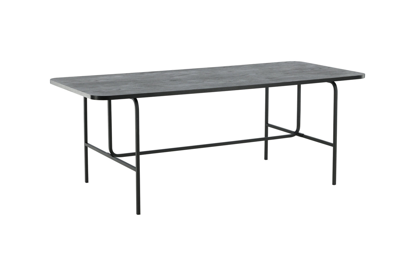 Uno Esstisch in Schwarz, 200cm