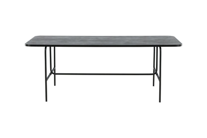 Uno Esstisch in Schwarz, 200cm