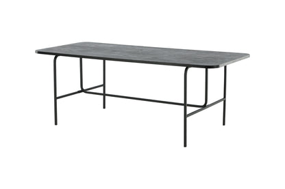 Uno Esstisch in Schwarz, 200cm