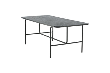 Uno Esstisch in Schwarz, 200cm