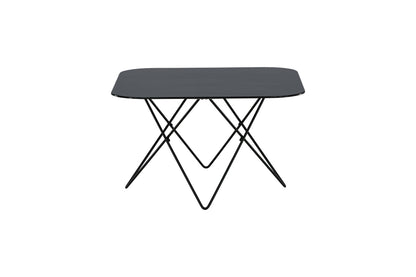 Tristar Couchtisch aus Metall und Glas in Schwarz