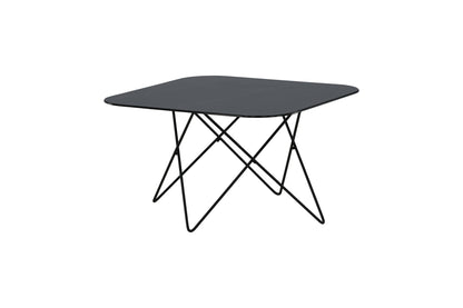 Tristar Couchtisch aus Metall und Glas in Schwarz