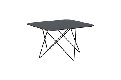Tristar Couchtisch aus Metall und Glas in Schwarz