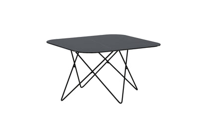 Tristar Couchtisch aus Metall und Glas in Schwarz