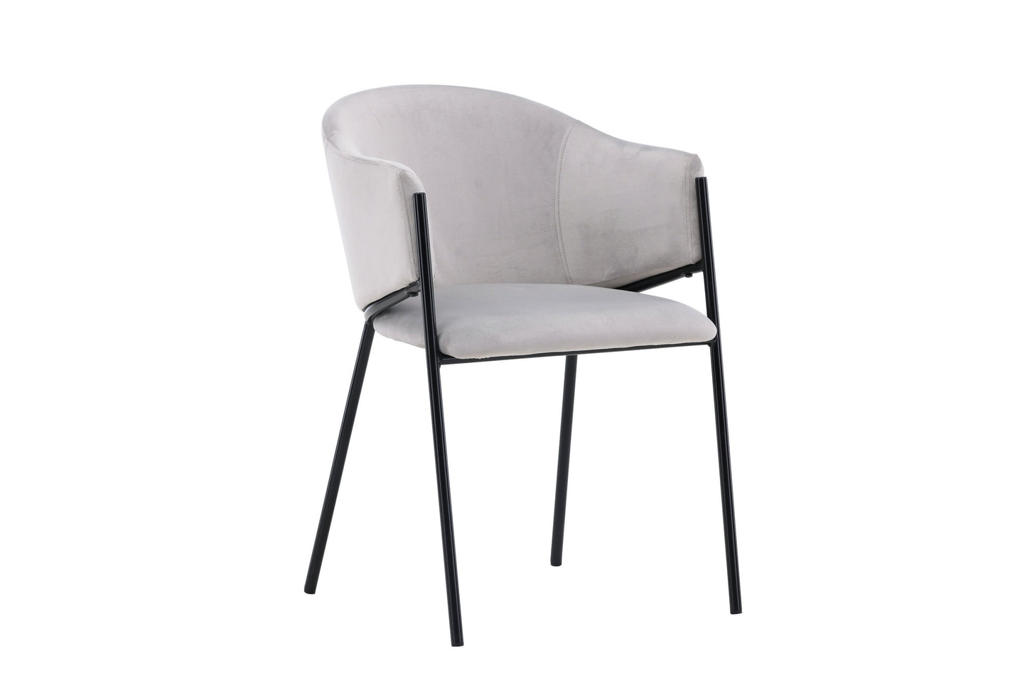 Evelina Esszimmerstühle, 2er Set, Grau