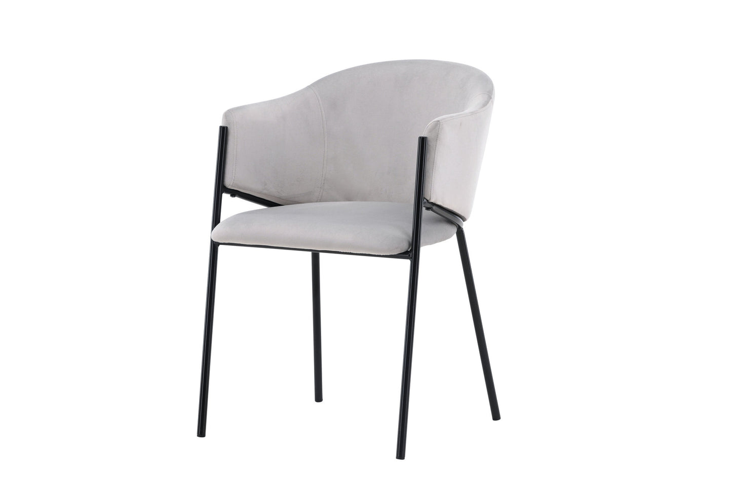 Evelina Esszimmerstühle, 2er Set, Grau