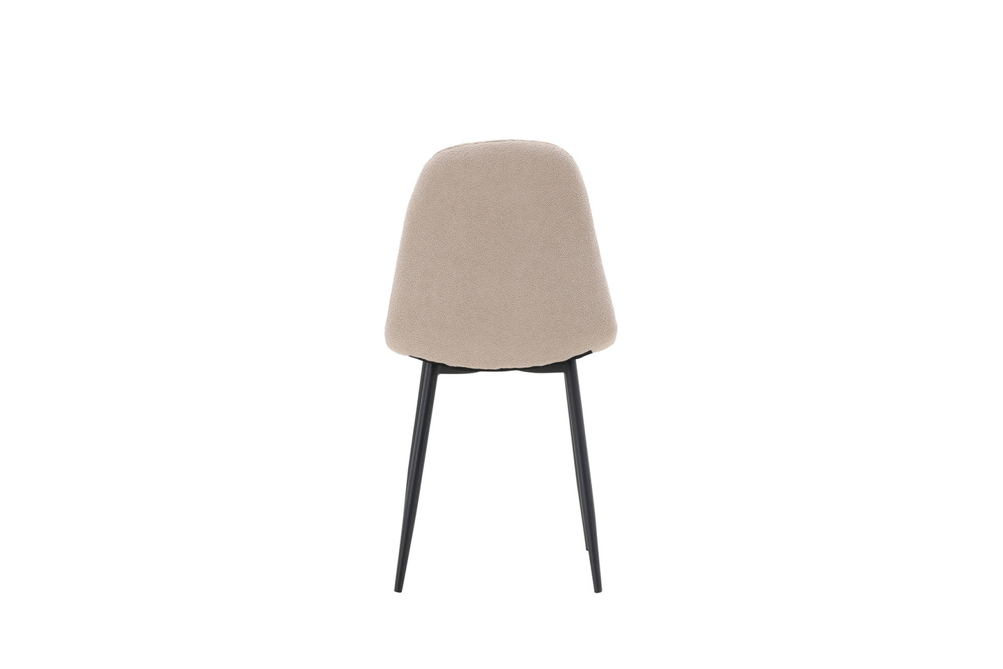 Polar Esszimmerstühle, 2er Set, Beige Boucle
