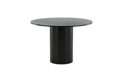 Esstisch Bianca in Schwarz, Ø 115cm