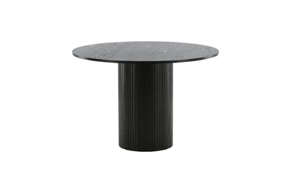 Esstisch Bianca in Schwarz, Ø 115cm
