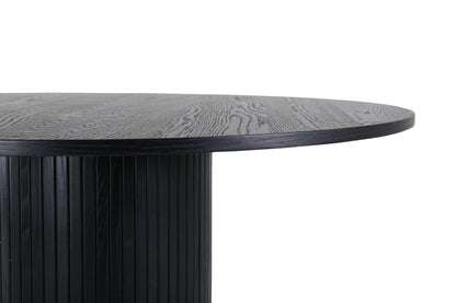 Esstisch Bianca in Schwarz, Ø 115cm
