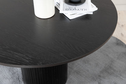 Esstisch Bianca in Schwarz, Ø 115cm