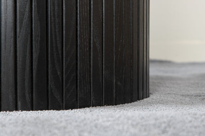 Esstisch Bianca in Schwarz, Ø 115cm