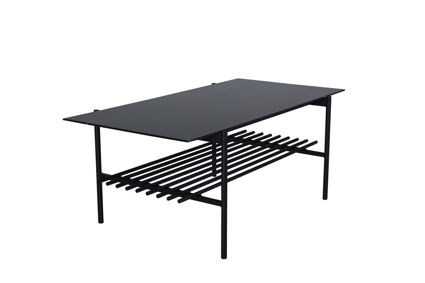 Von Staf Sofatisch aus Stahl und Glas in Schwarz
