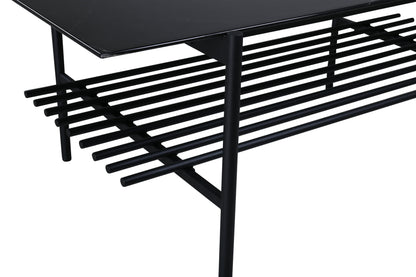 Von Staf Sofatisch aus Stahl und Glas in Schwarz