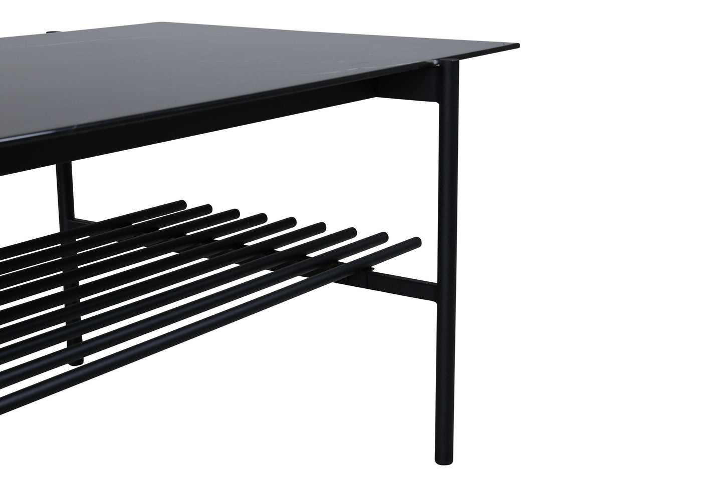 Von Staf Sofatisch aus Stahl und Glas in Schwarz