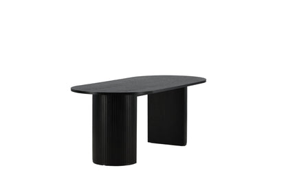 Esstisch Bianca in Schwarz, 200cm
