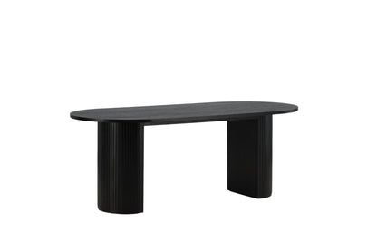 Esstisch Bianca in Schwarz, 200cm