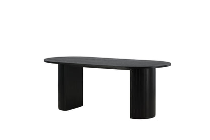 Esstisch Bianca in Schwarz, 200cm