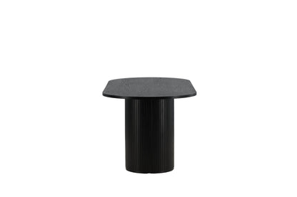 Esstisch Bianca in Schwarz, 200cm