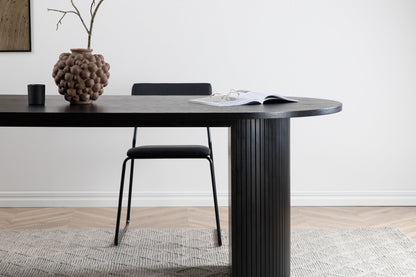 Esstisch Bianca in Schwarz, 200cm