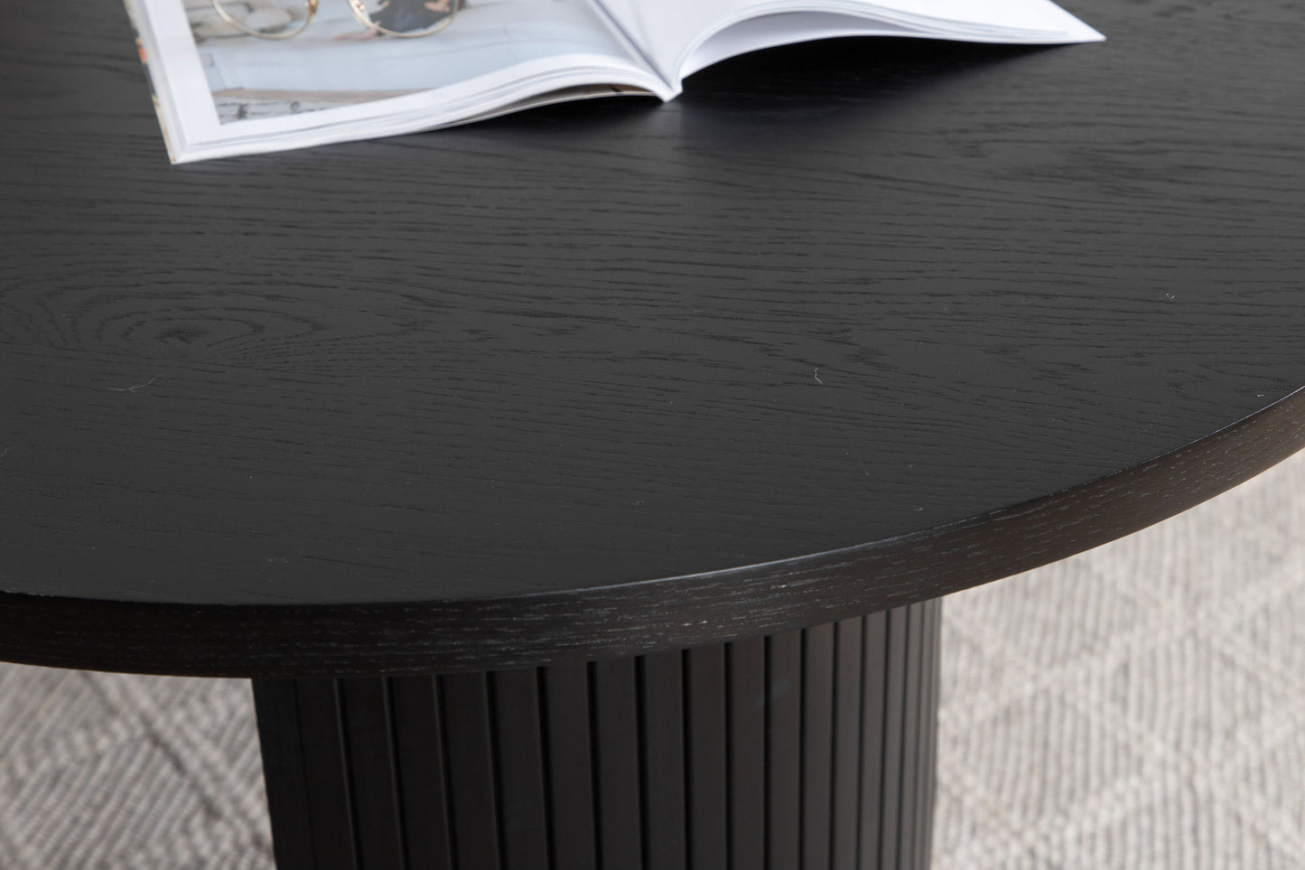 Esstisch Bianca in Schwarz, 200cm
