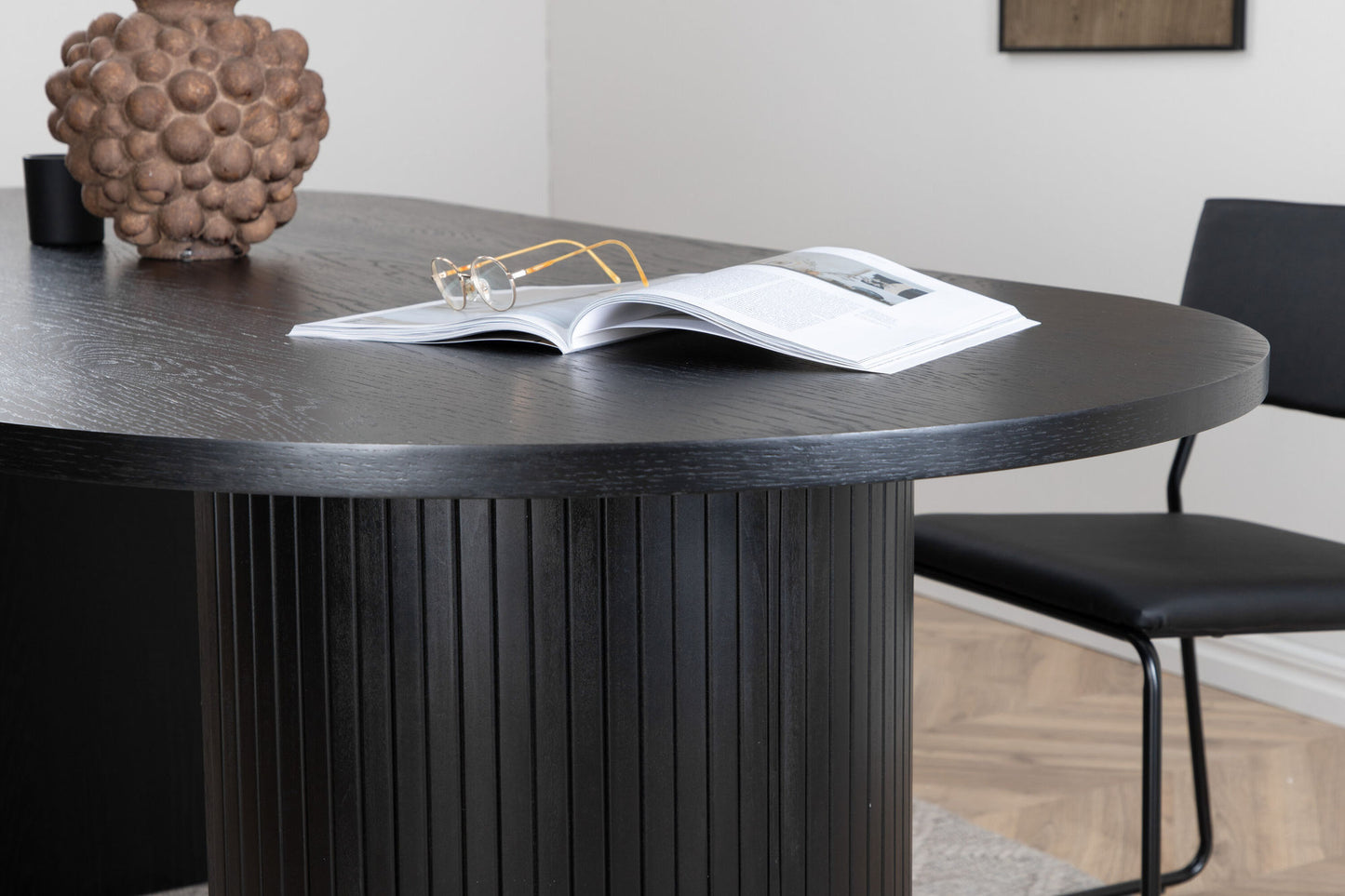 Esstisch Bianca in Schwarz, 200cm