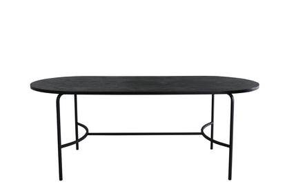 Skate Esstisch in Schwarz, 200 cm