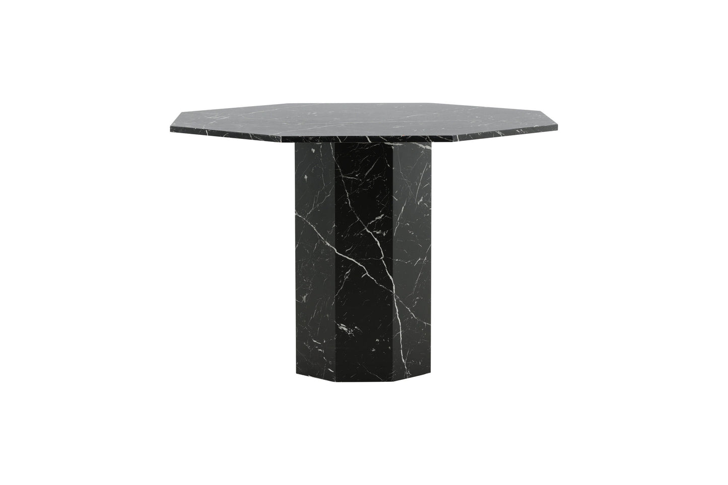 Marbs Esstisch in Schwarz, Ø 110cm