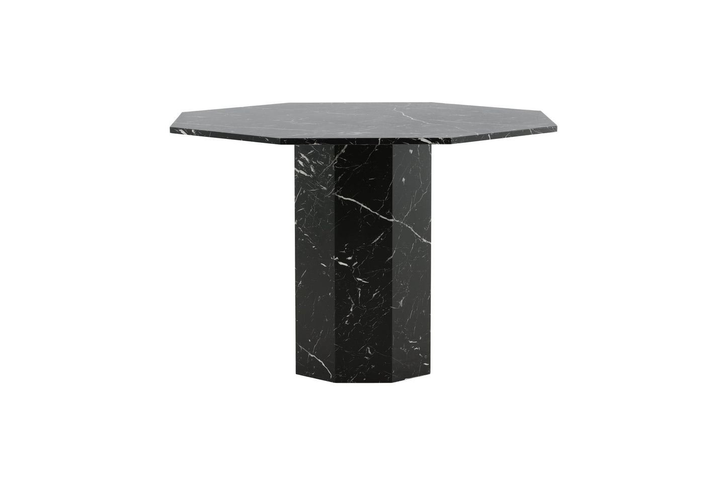 Marbs Esstisch in Schwarz, Ø 110cm