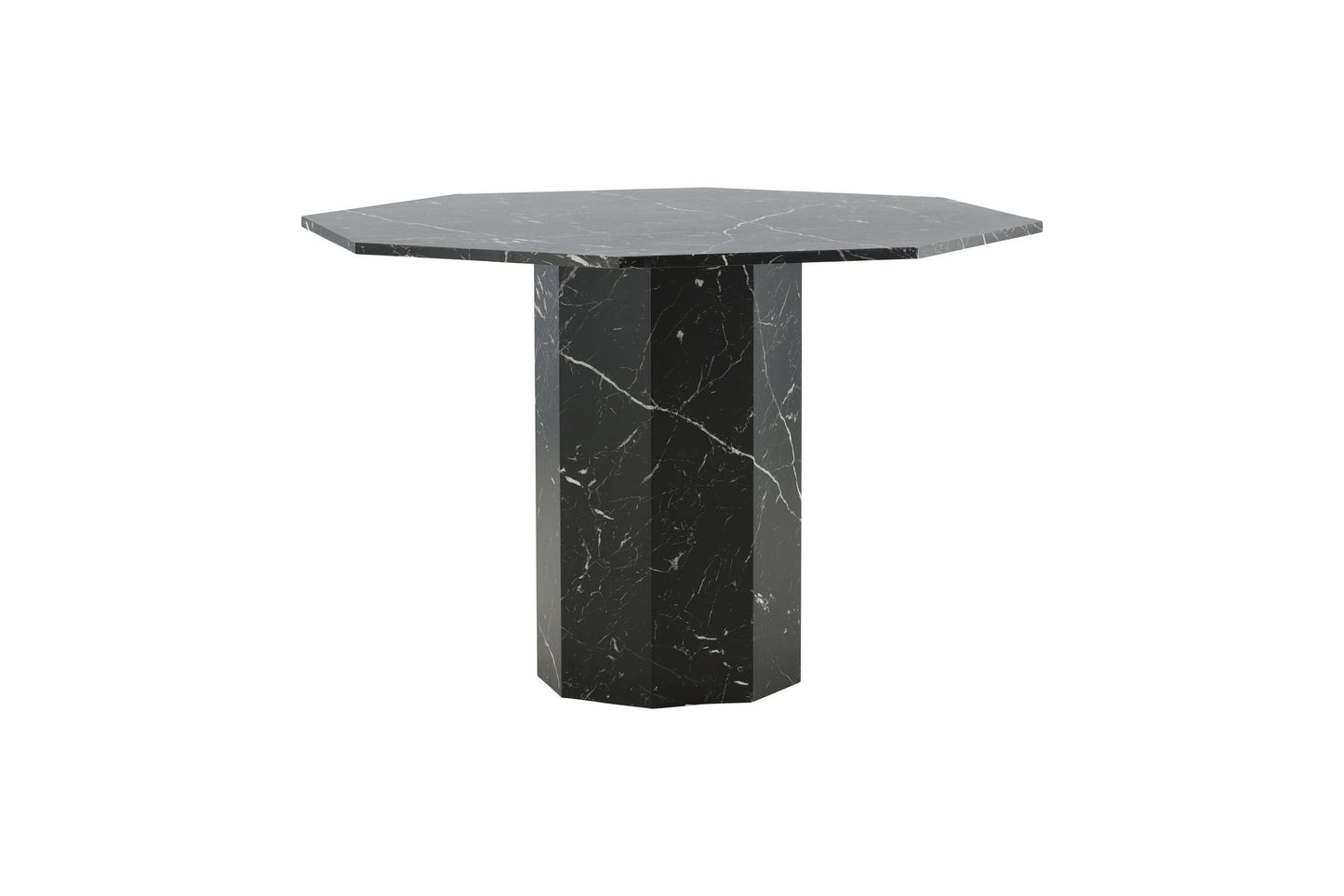Marbs Esstisch in Schwarz, Ø 110cm
