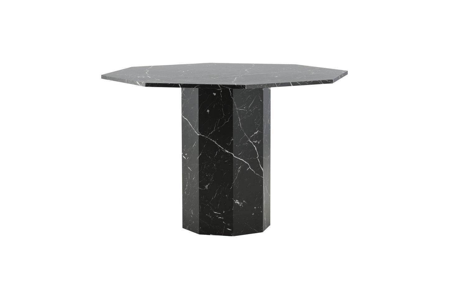Marbs Esstisch in Schwarz, Ø 110cm