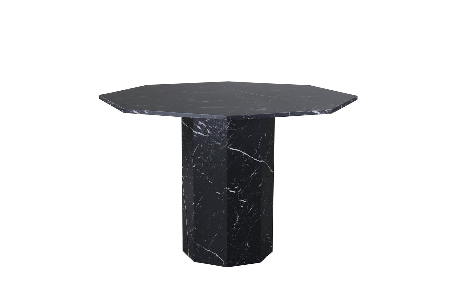 Marbs Esstisch in Schwarz, Ø 110cm