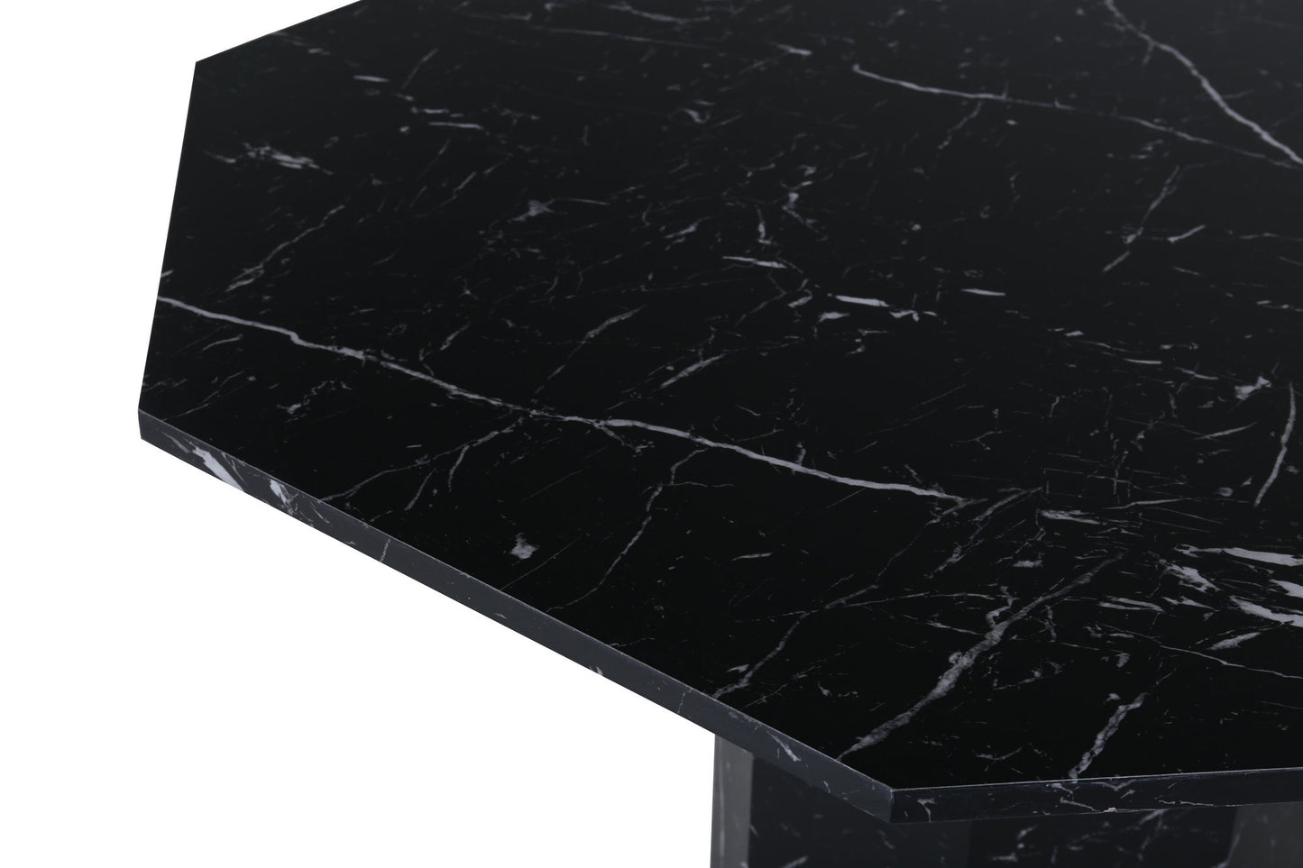 Marbs Esstisch in Schwarz, Ø 110cm