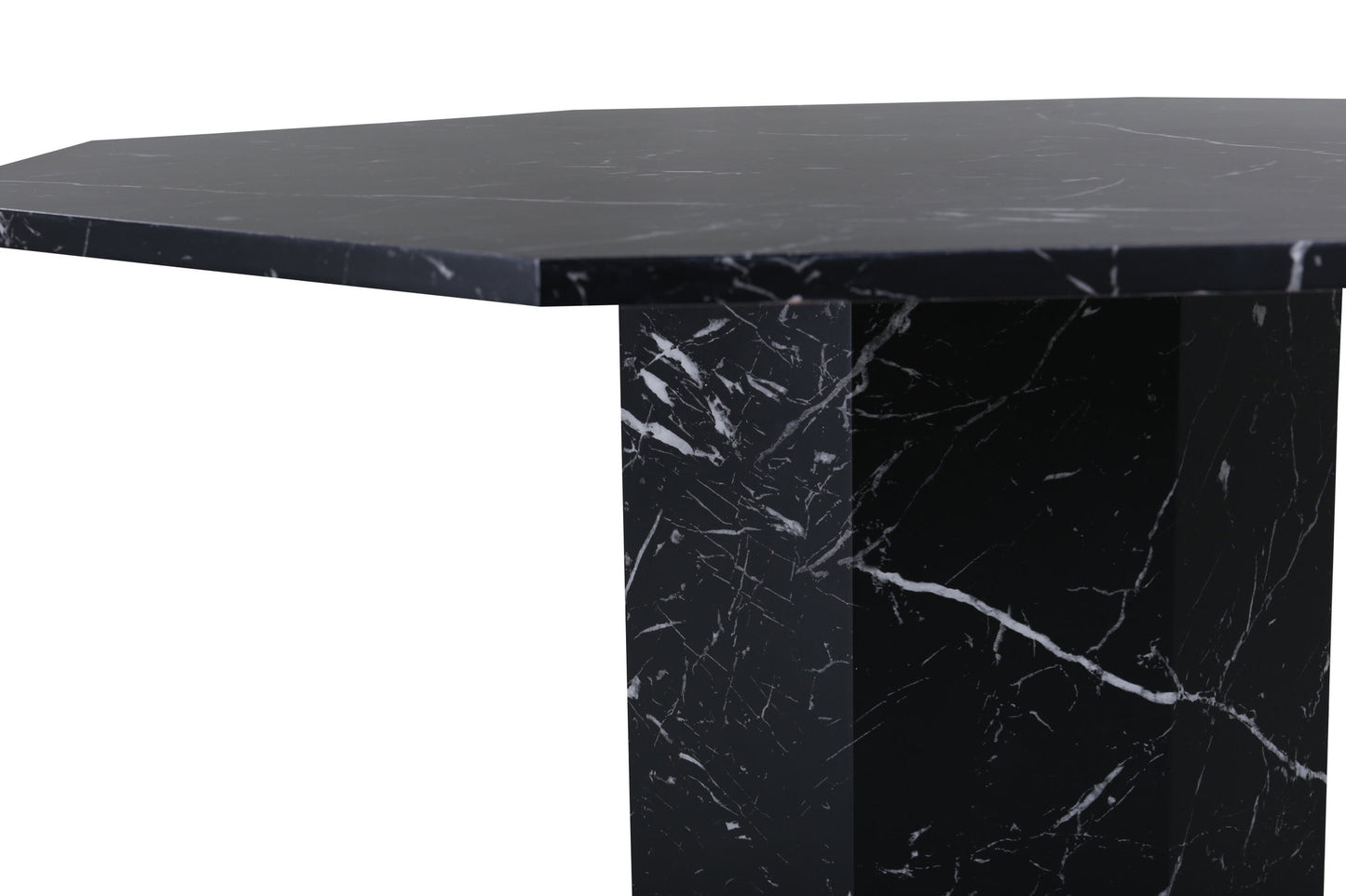 Marbs Esstisch in Schwarz, Ø 110cm