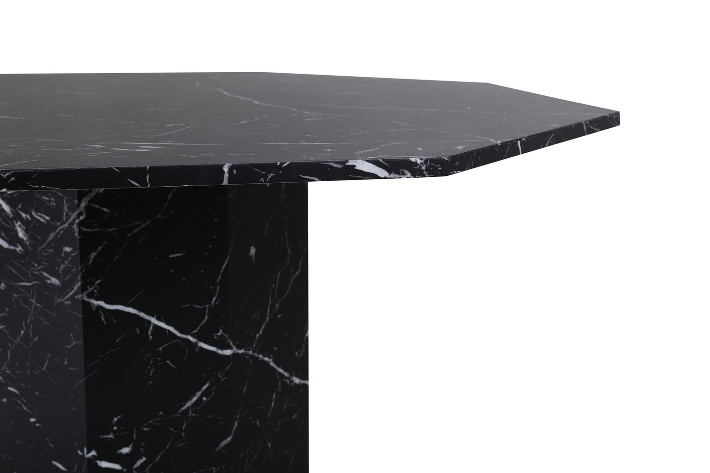 Marbs Esstisch in Schwarz, Ø 110cm