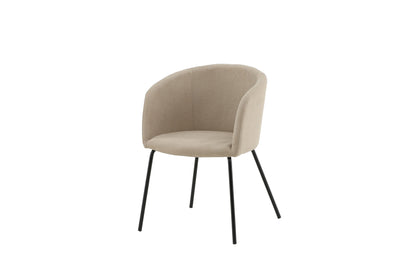 Berit Esstimmerstuhl, Beige Leinenoptik