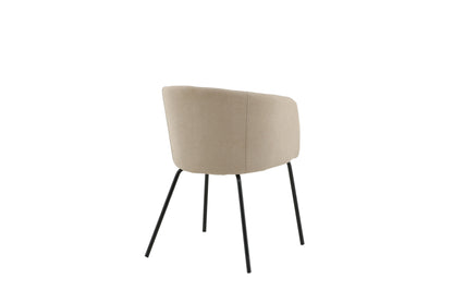 Berit Esstimmerstuhl, Beige Leinenoptik