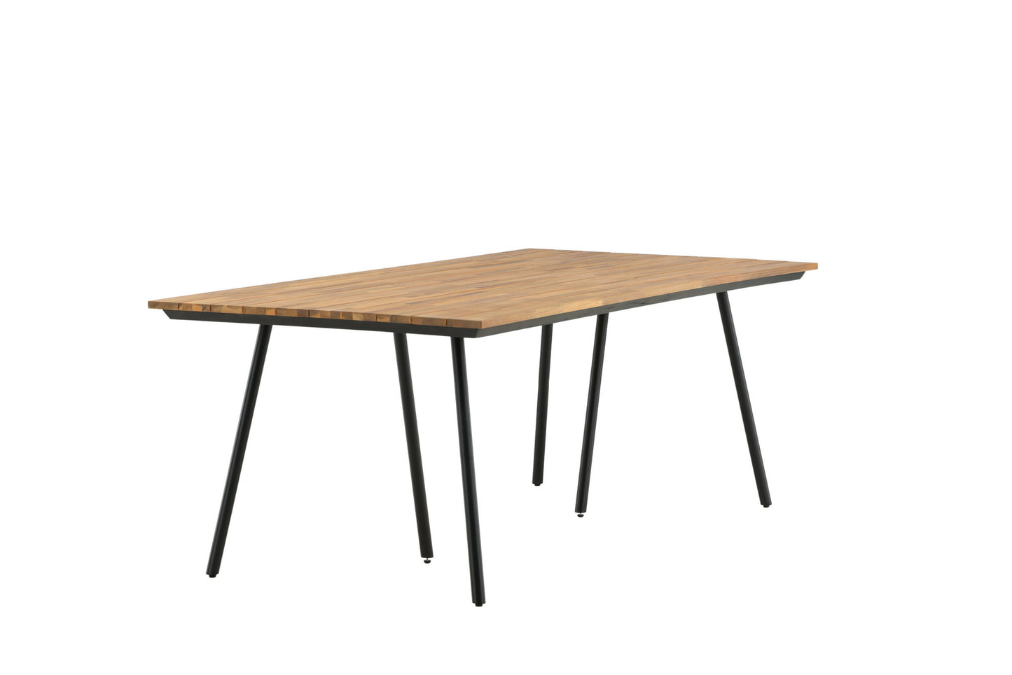 Chan Esstisch in Braun/Schwarz, 200cm