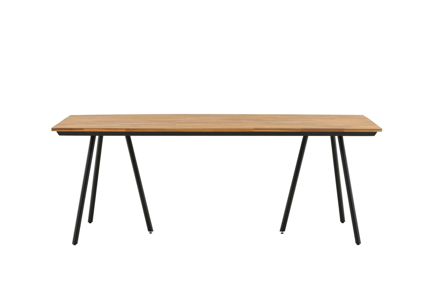 Chan Esstisch in Braun/Schwarz, 200cm
