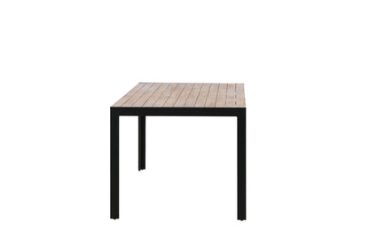 Bois Esstisch in Braun/Schwarz, 205cm