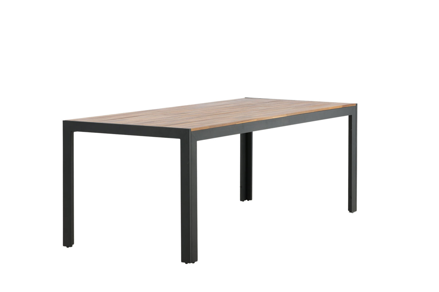 Bois Esstisch in Braun/Schwarz, 205cm