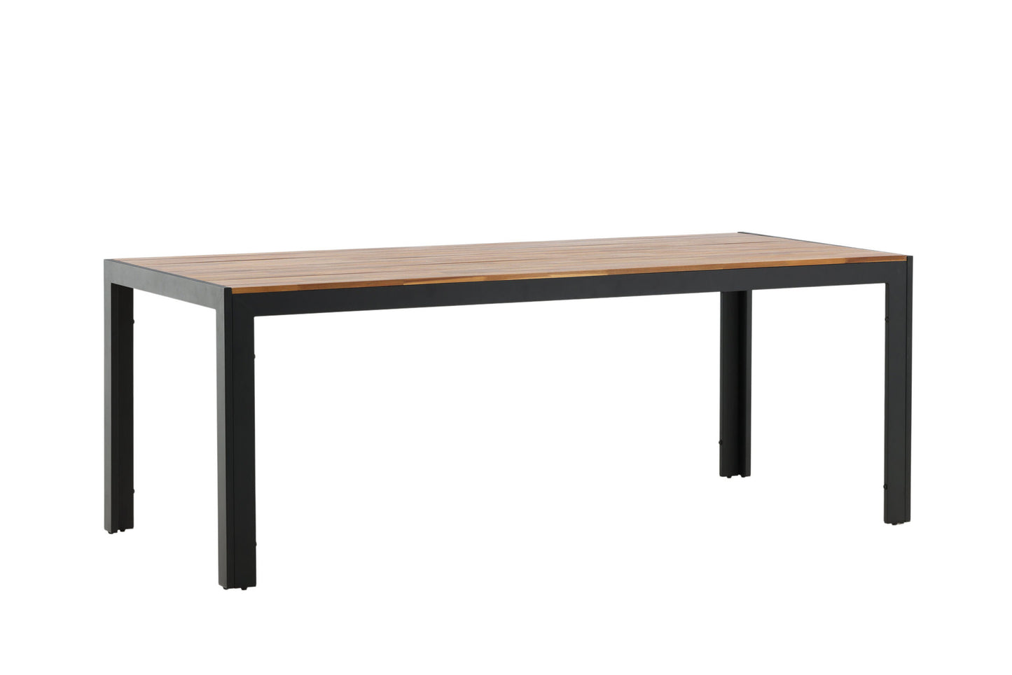Bois Esstisch in Braun/Schwarz, 205cm