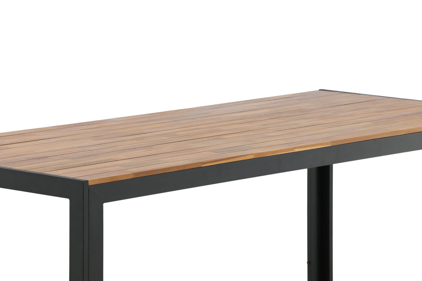 Bois Esstisch in Braun/Schwarz, 205cm