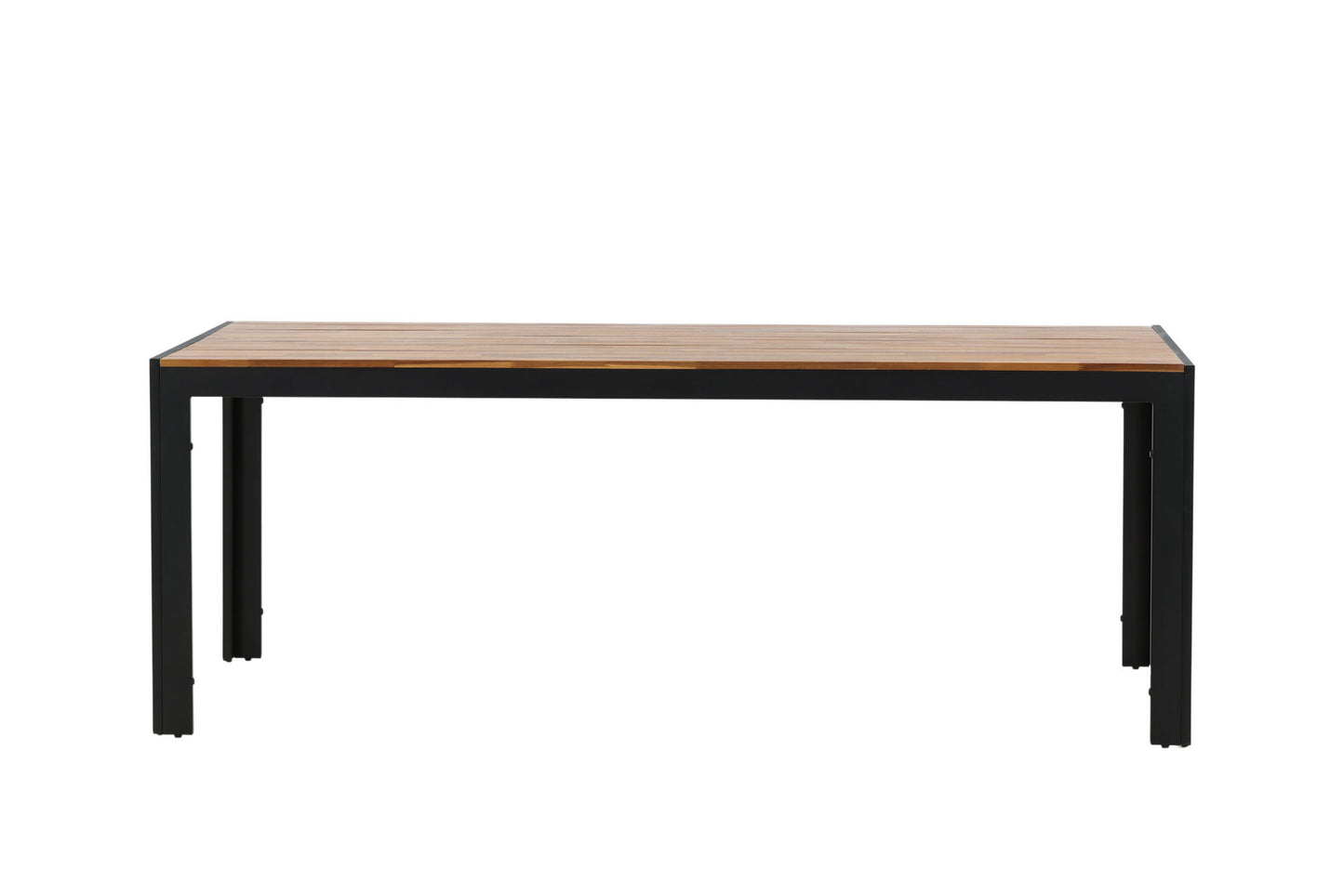 Bois Esstisch in Braun/Schwarz, 205cm