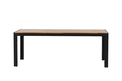 Bois Esstisch in Braun/Schwarz, 205cm