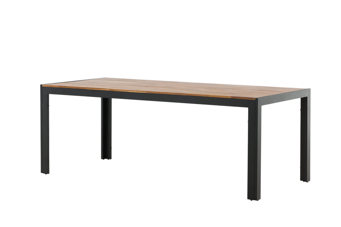 Bois Esstisch in Braun/Schwarz, 205cm