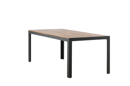 Bois Esstisch in Braun/Schwarz, 205cm