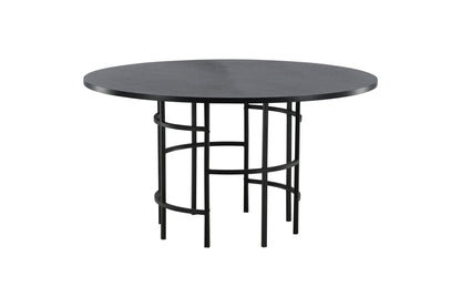 Copenhagen Esstisch in Schwarz, Ø 140cm