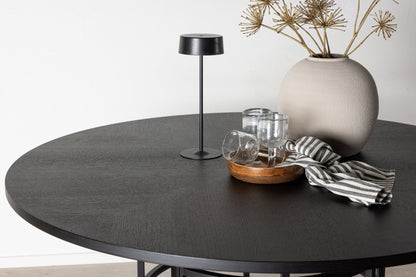 Copenhagen Esstisch in Schwarz, Ø 140cm