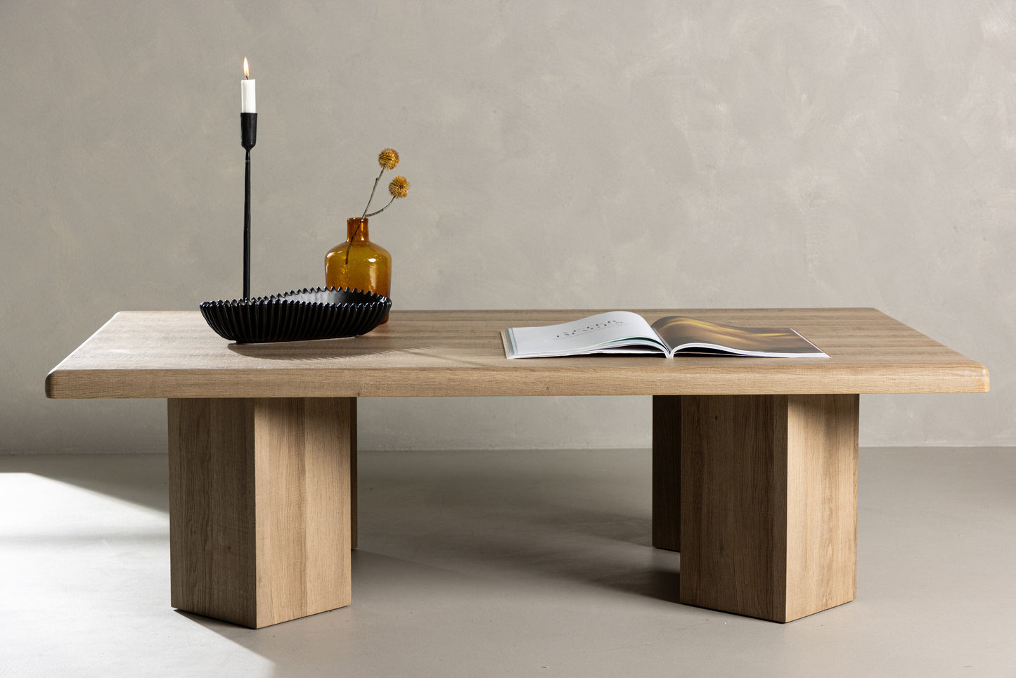 Lillehammer Couchtisch aus MDF in Hellbraun